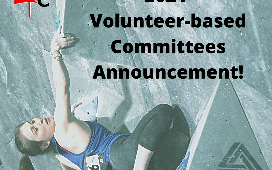 Annonce des Comités de bénévoles 2021