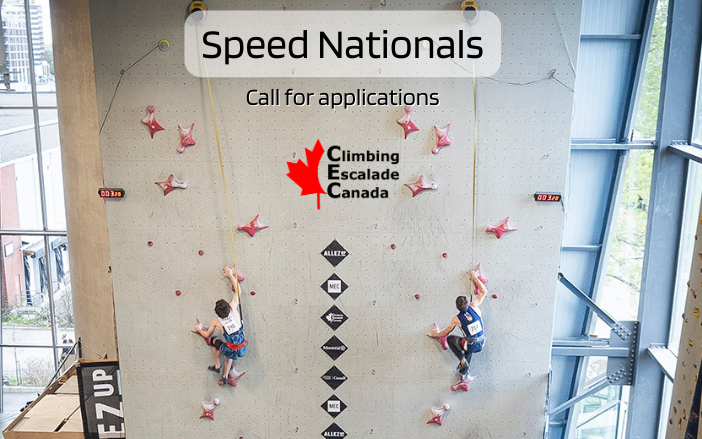 Call for Applications – Speed Climbing National Championships