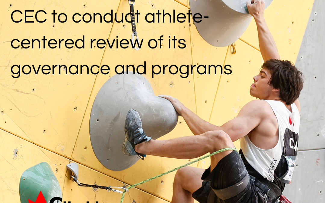 ED Blog #6 – CEC to conduct athlete-centered review of its governance and programs