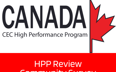 CEC-High Performance Program Community Survey
