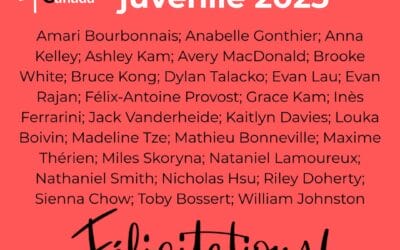 CEC annonce l’Équipe nationale jeunesse 2025