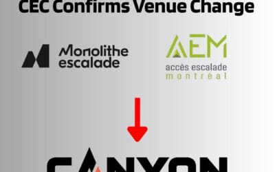 Climbing Escalade Canada Confirms Venue Change for the Youth Lead National Championships