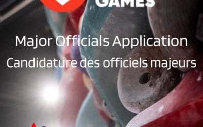 27CWG – Major Officials Application