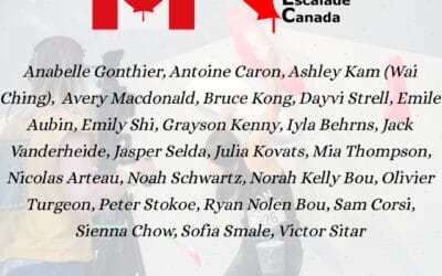Climbing Escalade Canada Announces Team Canada for the 2026 World Climbing Youth Championships