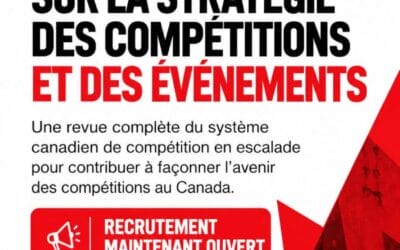 Le CEC lance son Groupe de travail sur la stratégie des compétitions et des événements – Appel de candidatures
